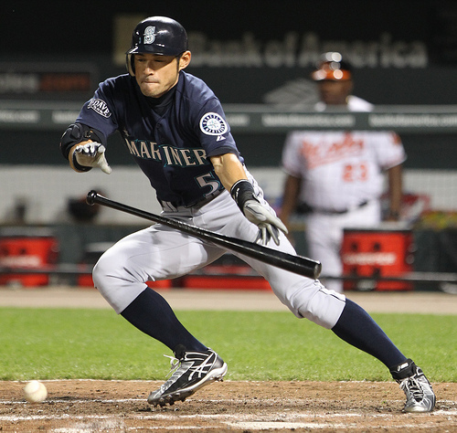 Seattle Mariners right fielder Ichiro Suzuki (51)
