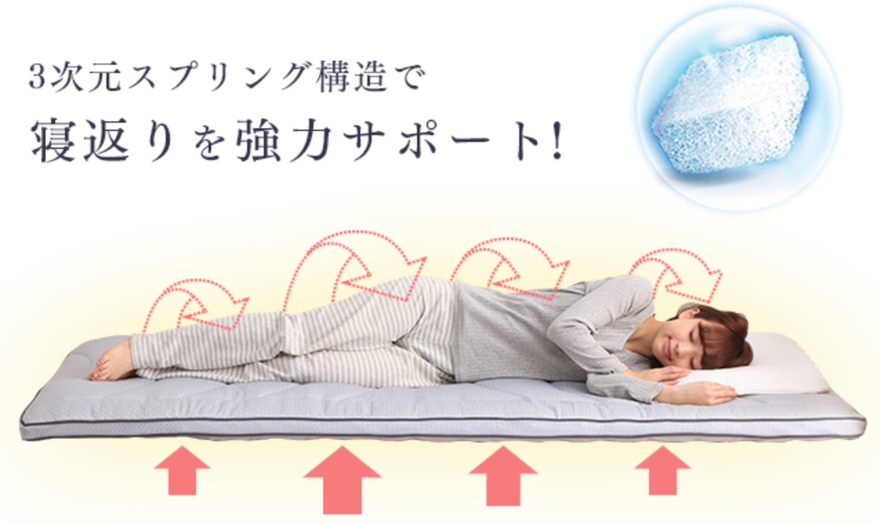 エアリーは寝返りがしやすい