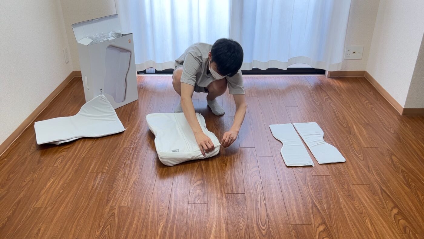 モットン枕・高さ調整