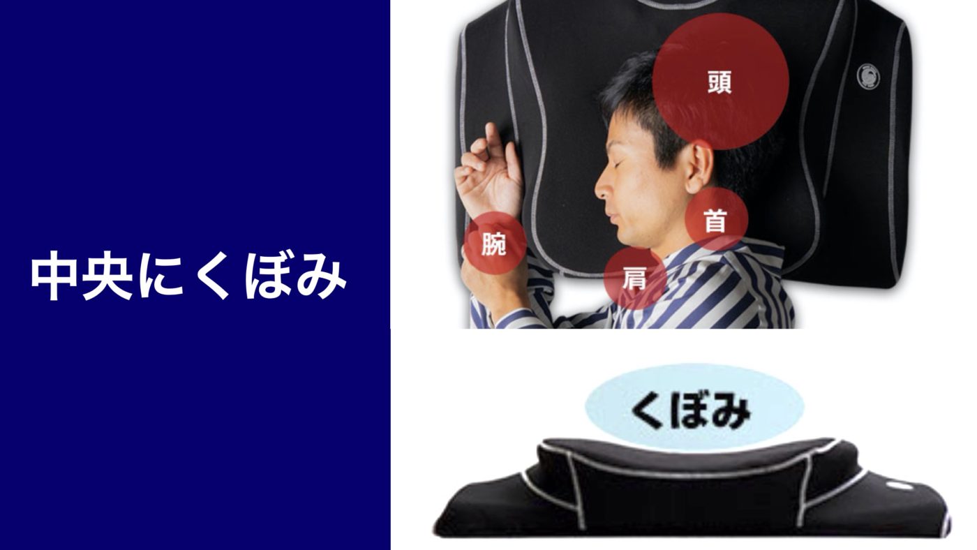 よこね３・中央にくぼみ