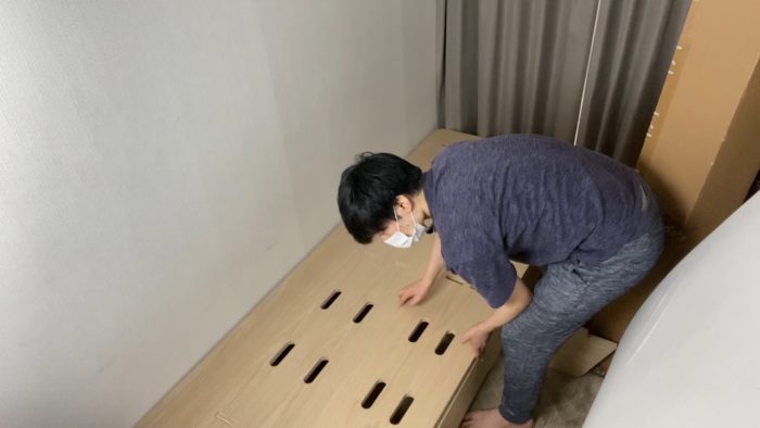 コアラベッドフレーム・組み立て簡単
