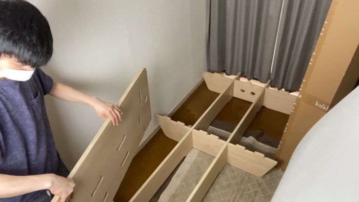 コアラベッドフレーム・組み立て