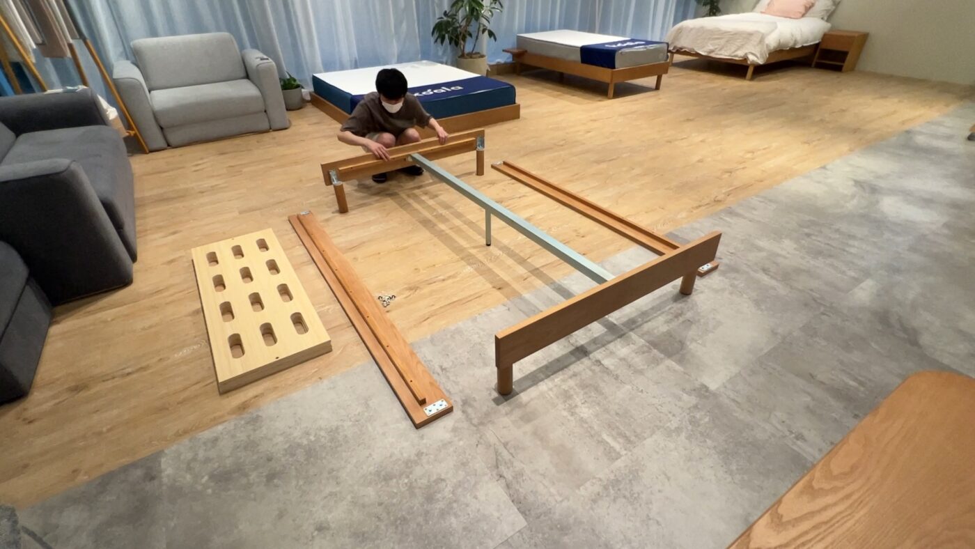 コアラアーバンベッドフレームを体験レビュー【組み立て・使い方 コアラアーバンベッドフレームを体験レビュー【組み立て・使い方