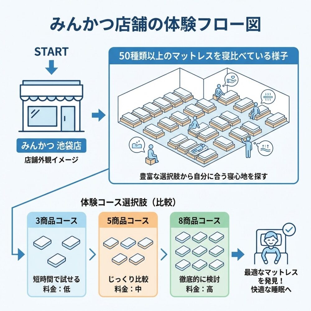 みんかつではソムレスタ以外とも寝比べられますの解説図