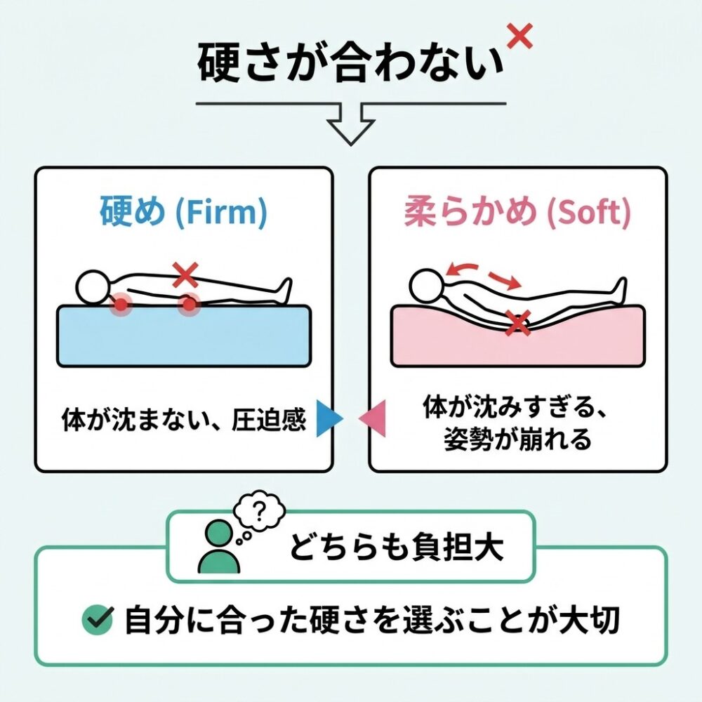h3「硬さが合わなかった」直下の解説図