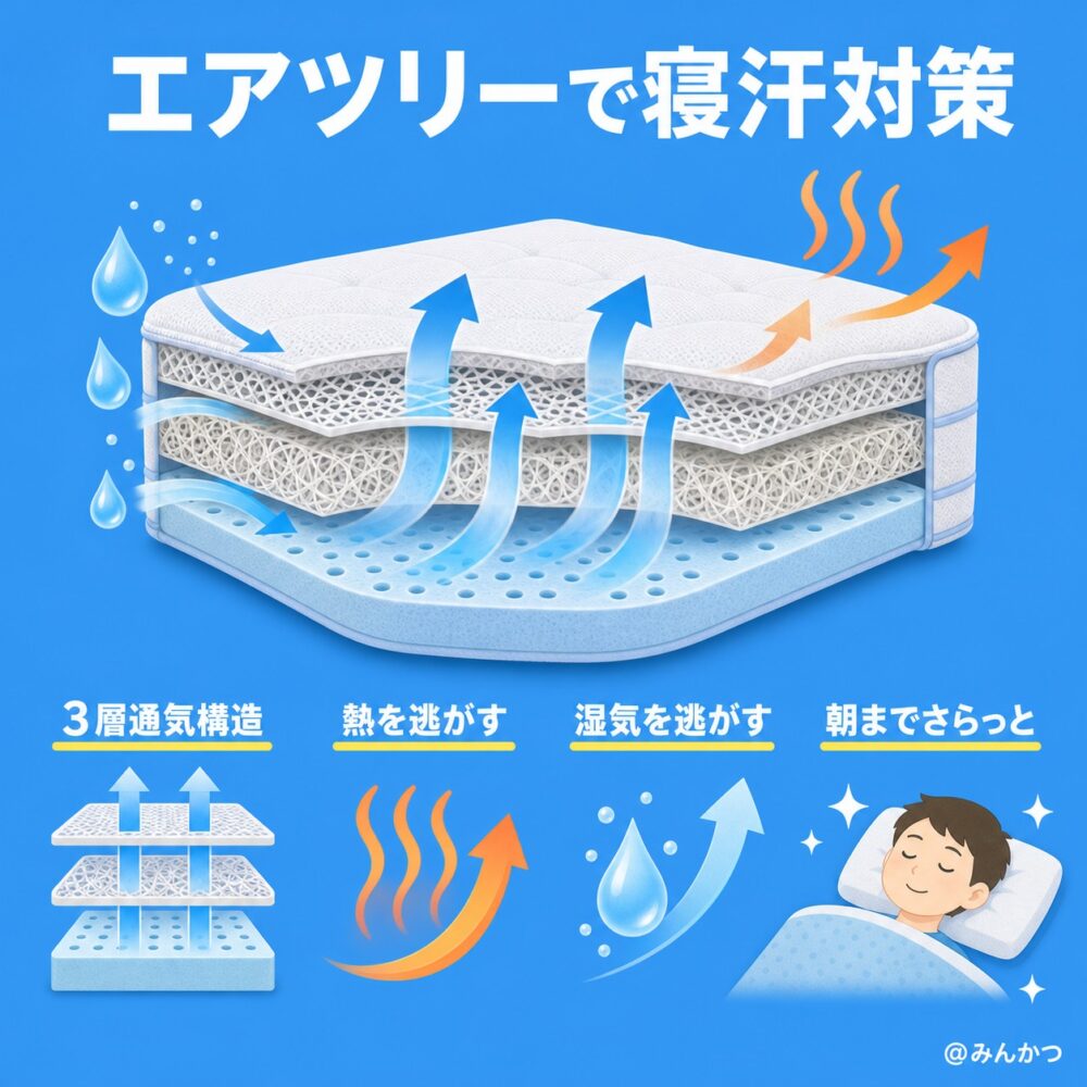 蒸れにくく快適という評価