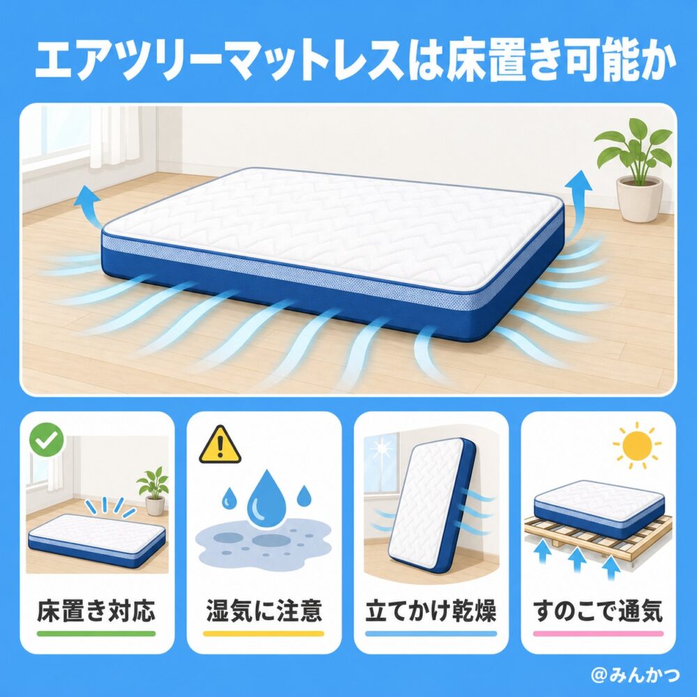 床に直置きして良い？
