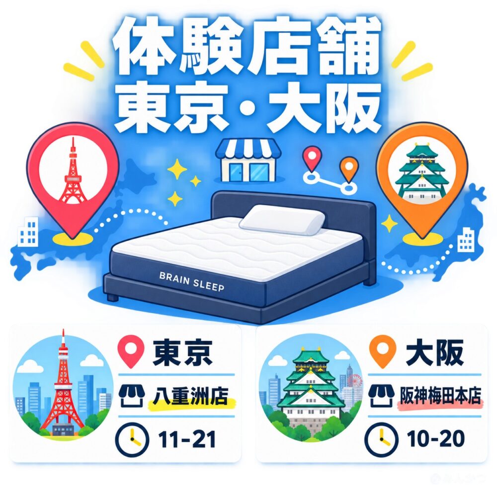 販売店舗・お試し可能な展示会はある?