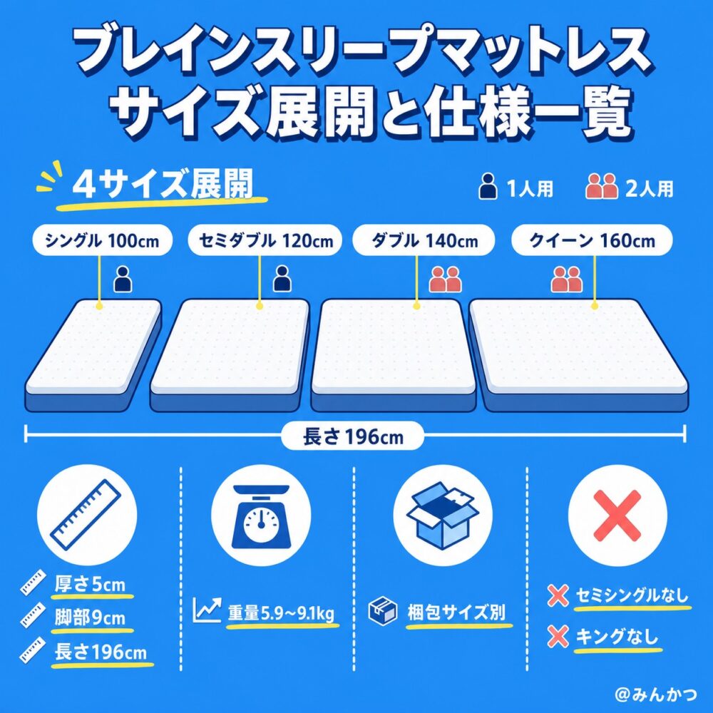 サイズの種類は何がある?大きさは?重さは?