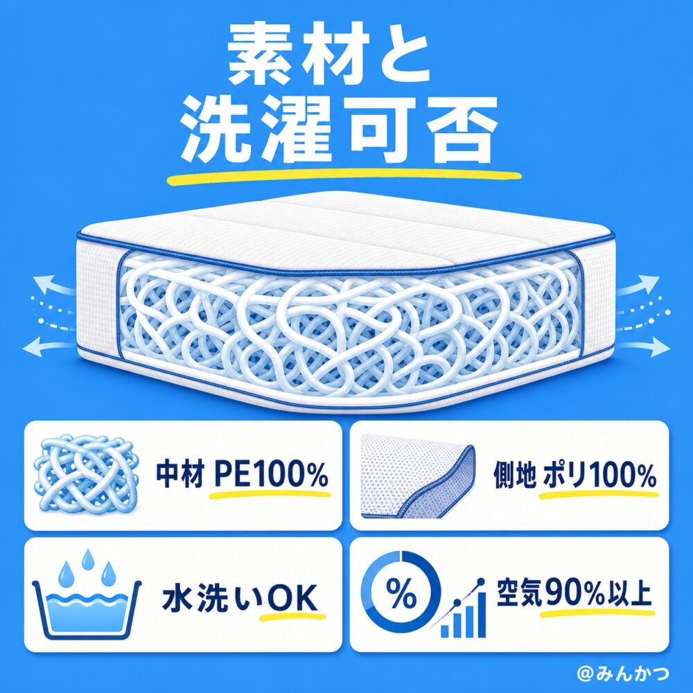 素材は何?洗える?