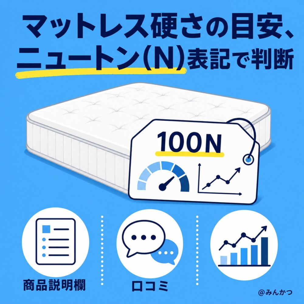 ウレタンの場合:ニュートン(N)