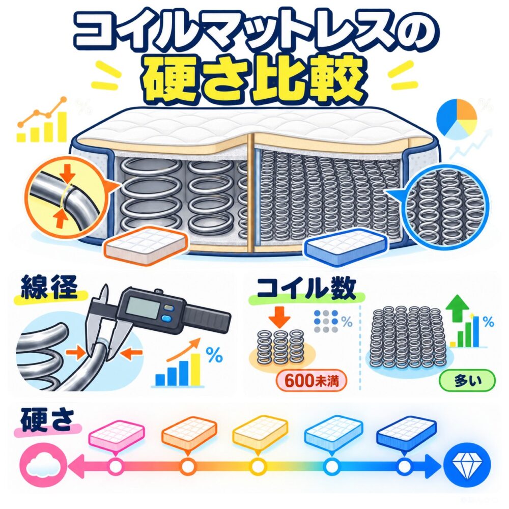 コイル(ポケットコイル・ボンネルコイル)