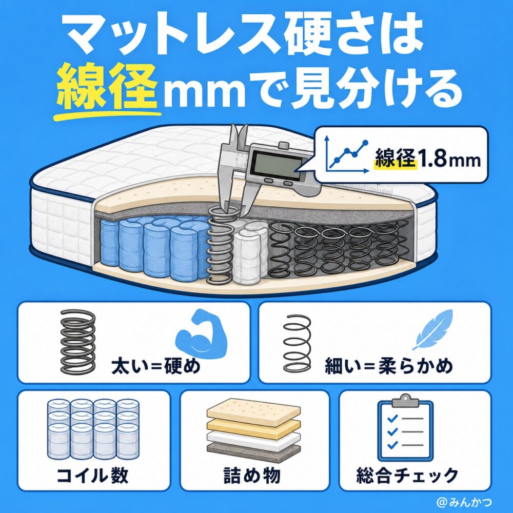 コイルの場合:線径(mm)