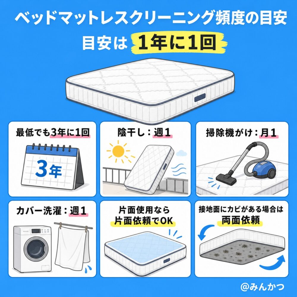 ベッドクリーニングのよくある疑問