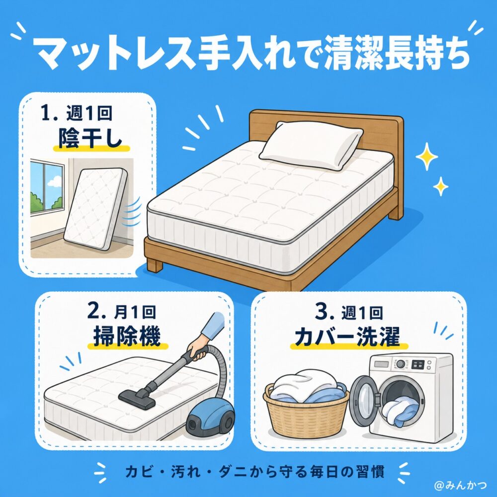 クリーニング頻度を下げる手入れ方法