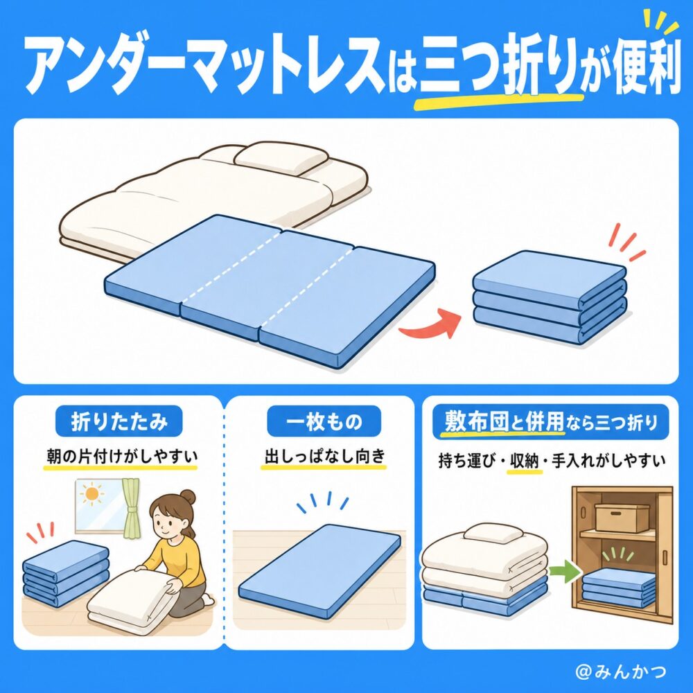 折りたたみ or 一枚もの