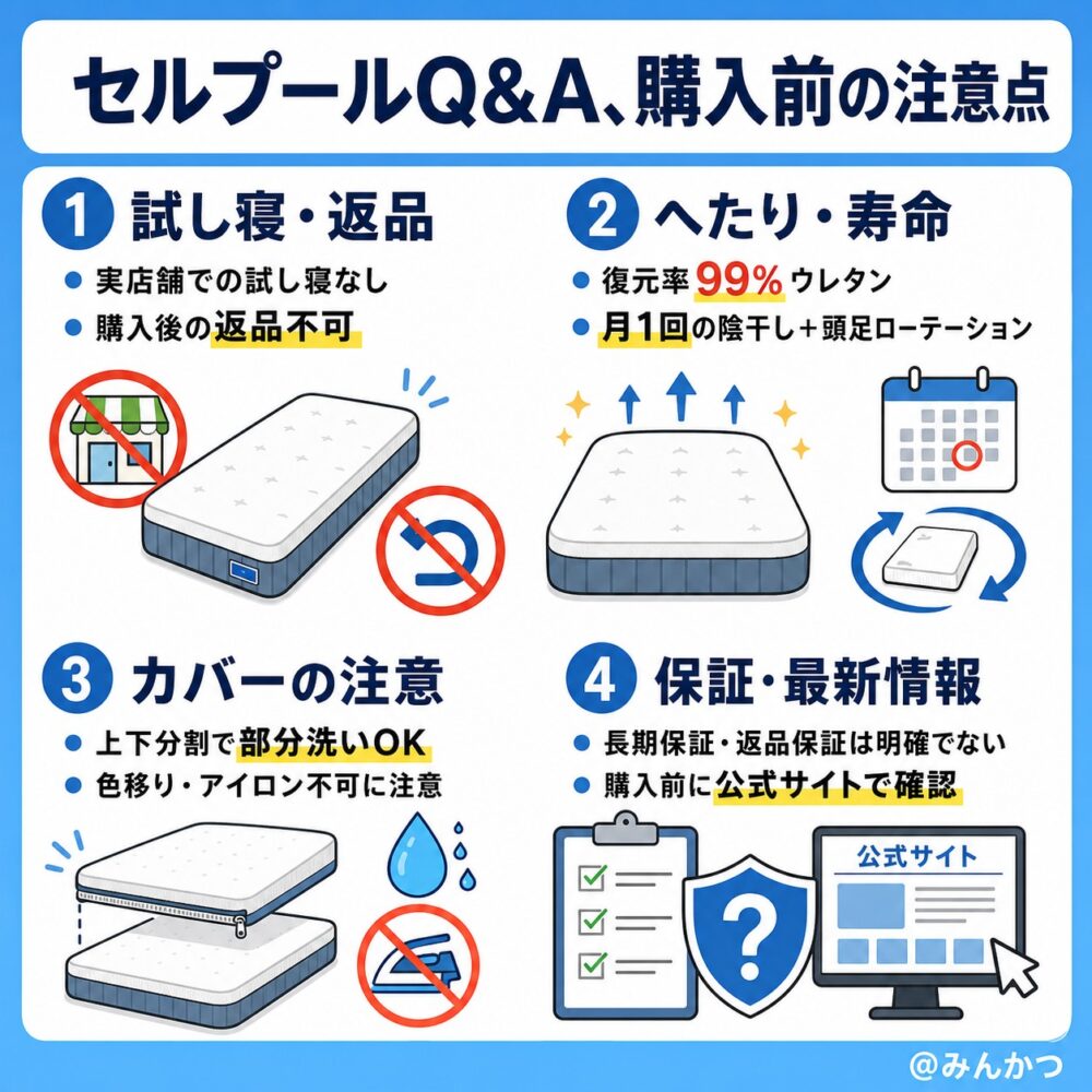 セルプールのよくある質問