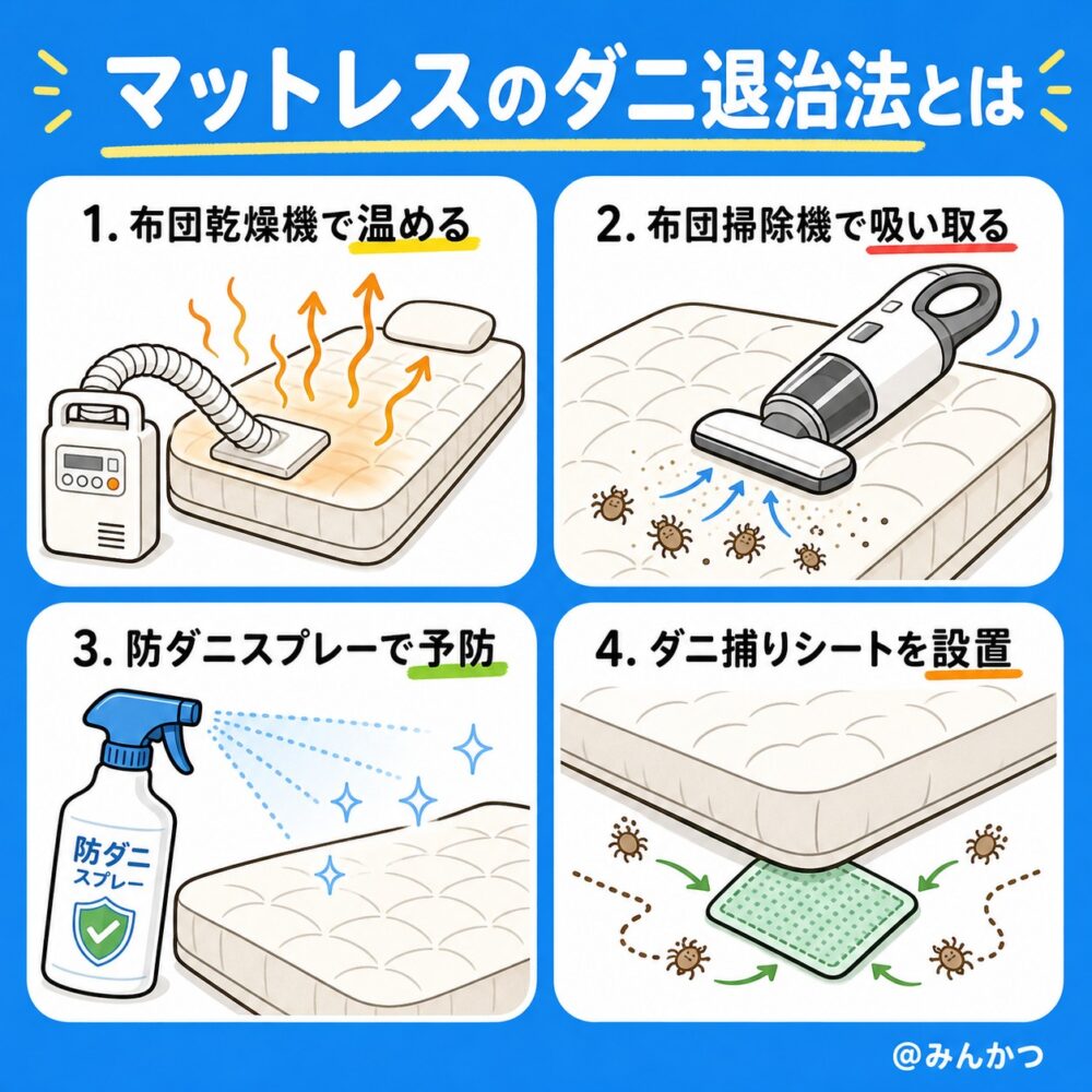 ダニ退治:布団乾燥機