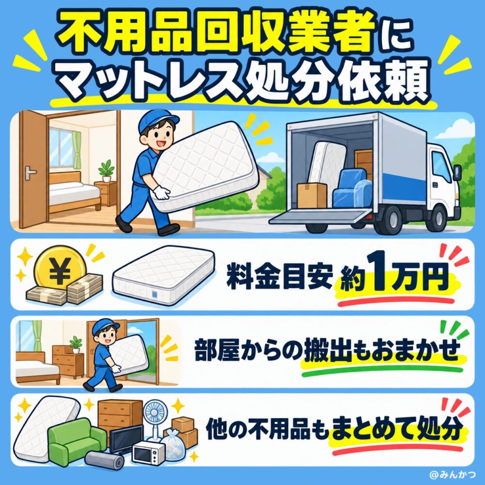 ③不用品回収業者に依頼する