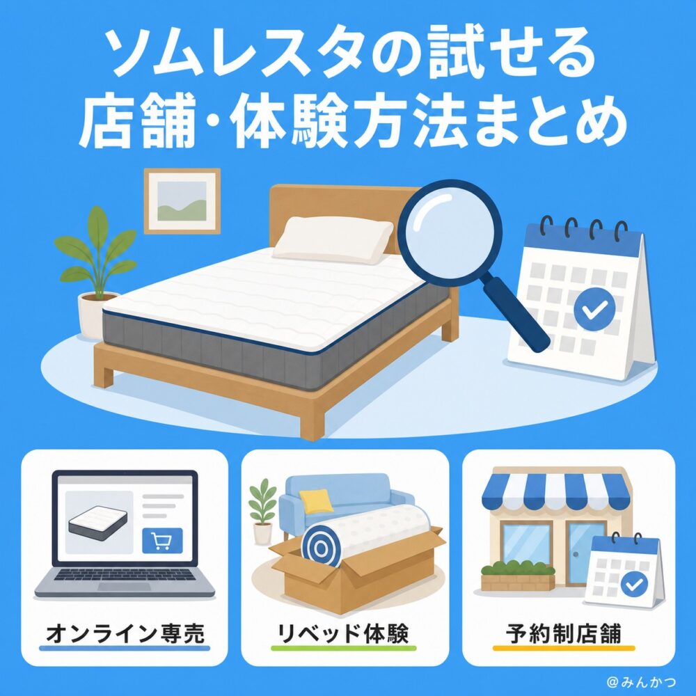 販売店舗・お試し可能な展示会はある？