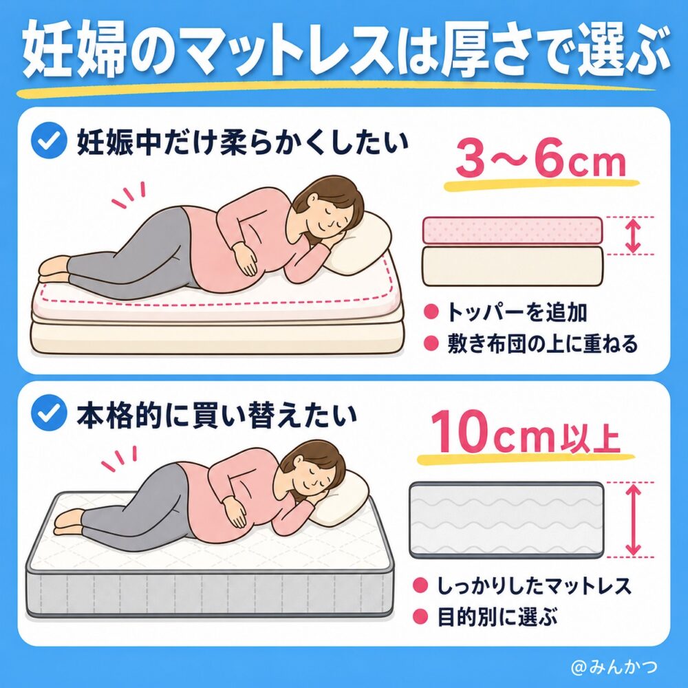 厚さの種類は目的で選ぶ