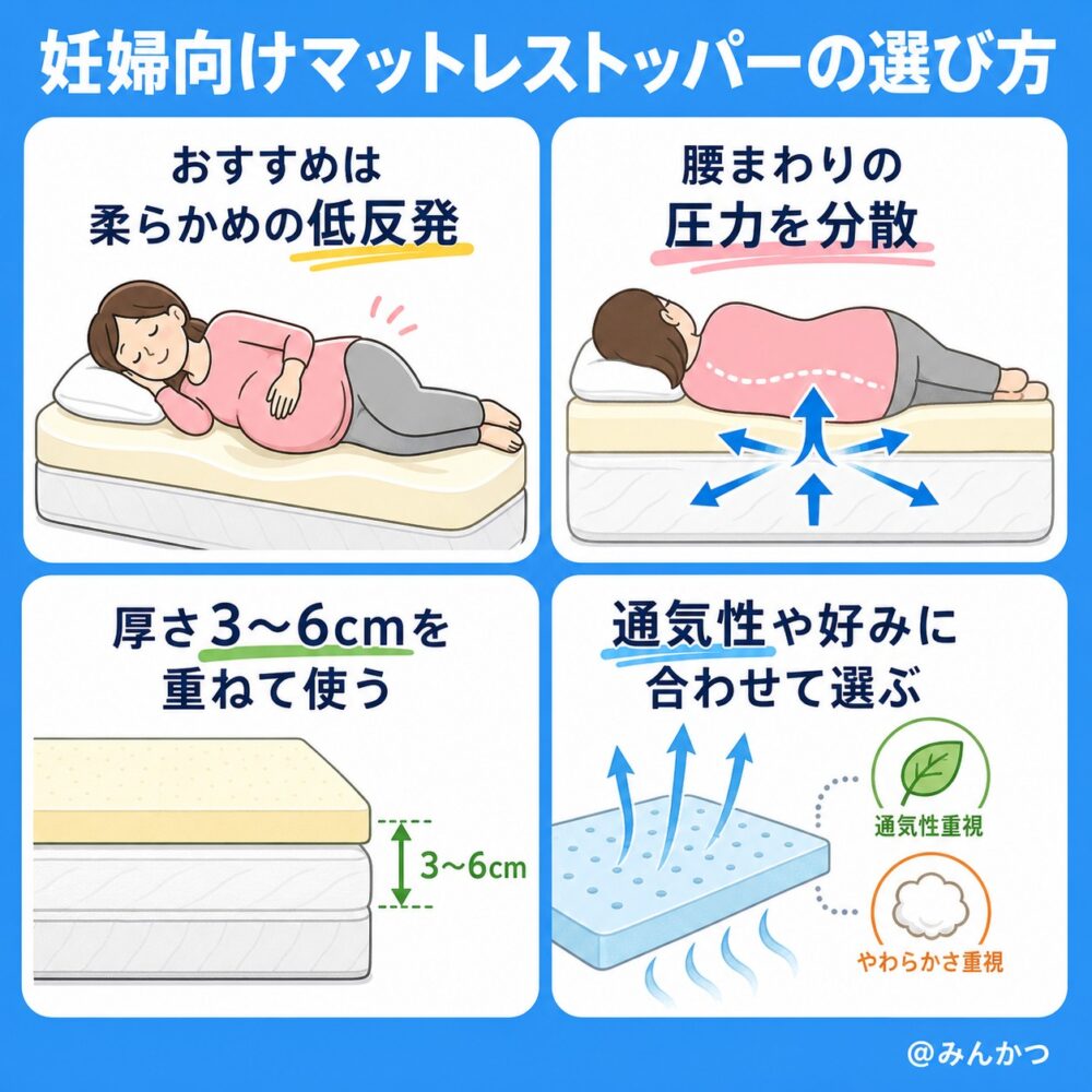 妊婦のマットストッパーの選び方