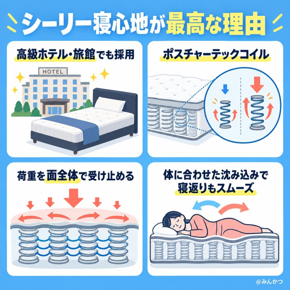 ①寝心地が最高という口コミ