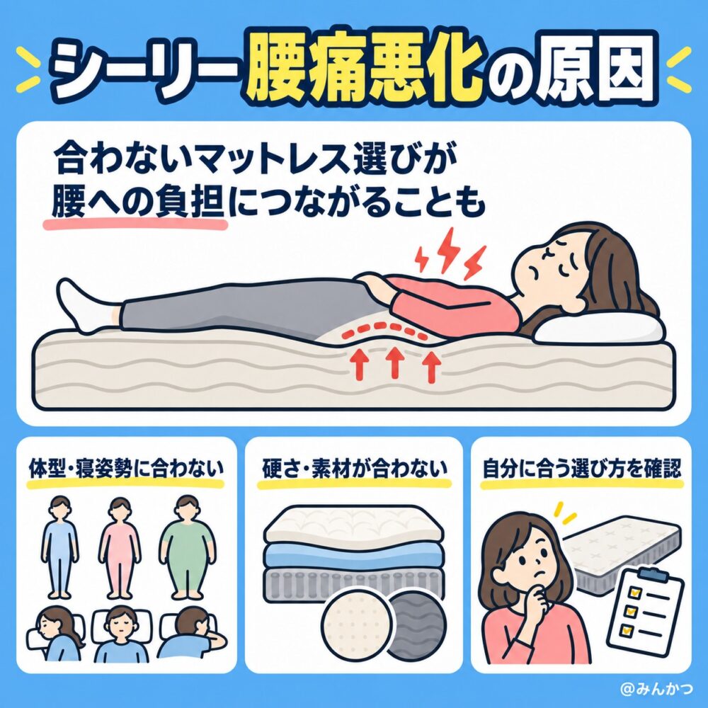 腰痛悪化・腰が痛くなった